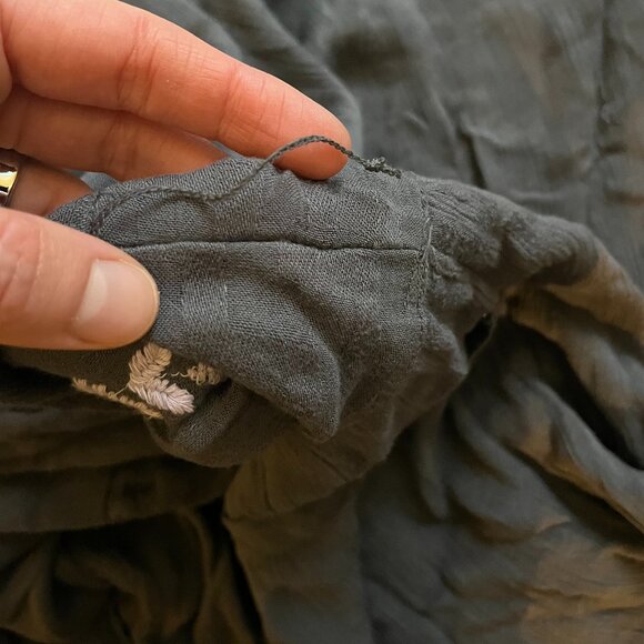 NWT FREE PEOPLE Love to Love You Midi Dress with Pockets - S - Gray Purple, Belt - Picture 6 of 6